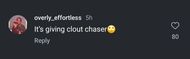 A fan expressing his opinion